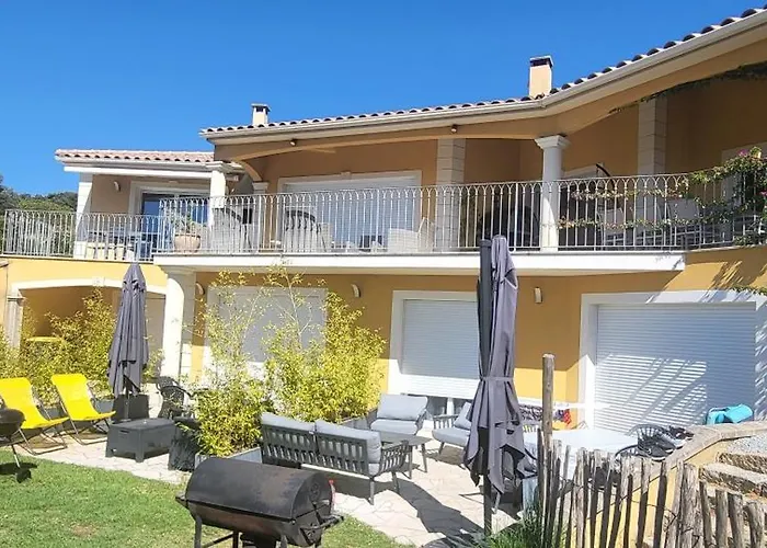 T2 Propriano Vue Mer, Neuf, Climatise Et Classe 3 Etoiles