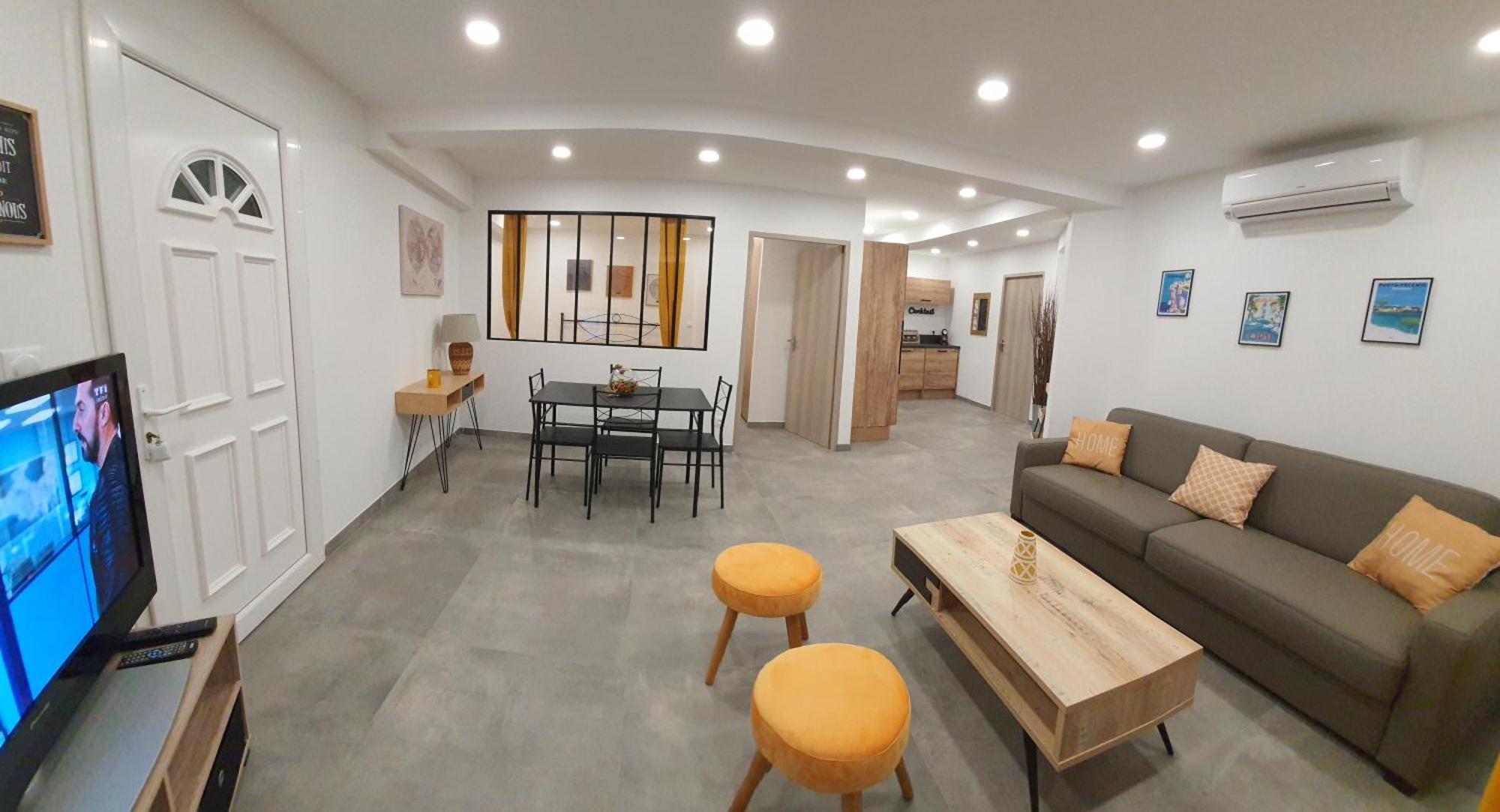 T2 Propriano Vue Mer, Neuf, Climatise Et Classe 3 Etoiles Apartment